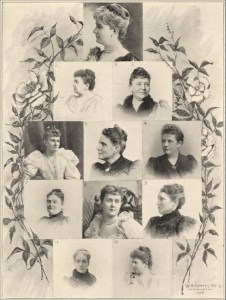 The officers of the Board of Lady Managers of the 1893 Chicago World's Fair. Credit: The Field Museum Library via Wikicommons