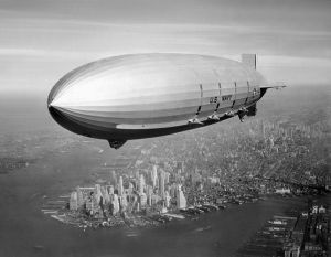airship over new york city