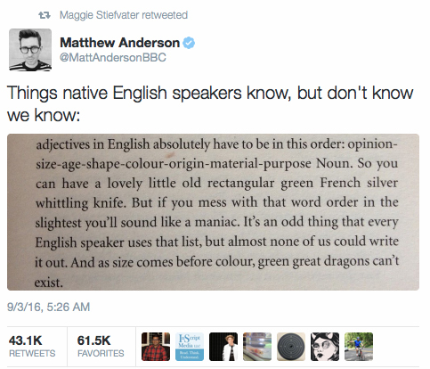 order of adjectives