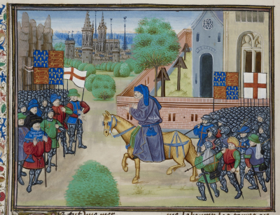 Peasants' Revolt, from Chroniques de France et d'Angleterre, Book II