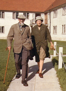 Arthur and Florence Blaxall at Alverna House in Bournemouth, 6 September 1966