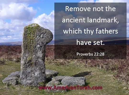 Do not remove a boundary stone. Proverbs 22:28