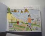 page from Sue Clancy's artist book The Accessible Oregon Coast https://youtu.be/lTHsRbKrMiM
