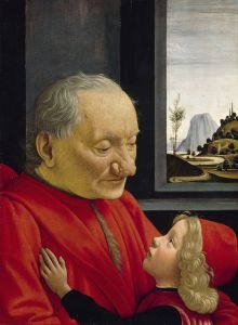 'Boy with his Grandfather' Domenico Ghirlandaio – 1490