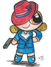 Powerpuff Girl Agent Carter