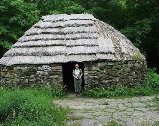 This is a picture of a shieling. Such primitive abodes have names that travel easily from land to land.