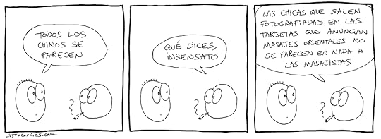 Tira cómica que desmonta la leyenda urbana de que todos los chinos se parecen.