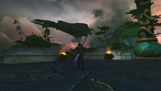My monk on the quest for Fu Zan, the Wanderer's Companion in World of Warcraft: Legion