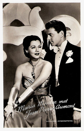Maria Montez and Jean Pierre Aumont