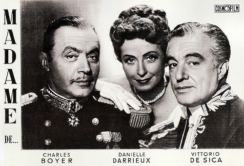 Charles Boyer, Danielle Darrieux and Vittorio De Sica in Madame de... (1953)