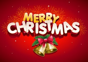 Merry Christmas. Elements are layered separately. Easy editable.
