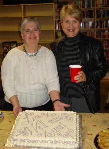 Lesa with Barbara Peters