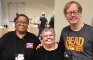 Lesa with Dru Ann Love and Kristopher Zgorski