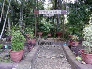 Estrella Falls Review -Entrance sign - Survive Travel