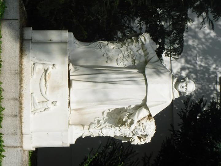 A statue commemorating Mendel