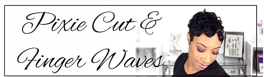 pixie cut with finger waves