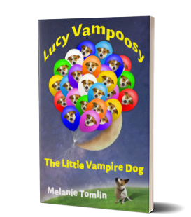 Lucy Vampoosy: The Little Vampire Dog 3D book cover