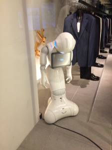 Sad robot. 