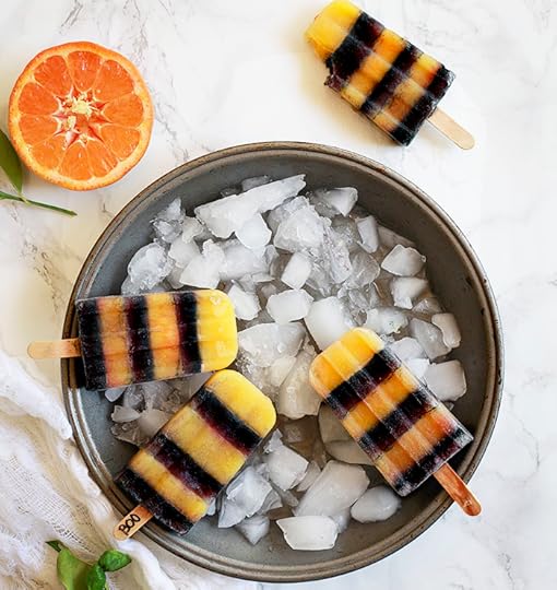 Natural Halloween Ice Pops