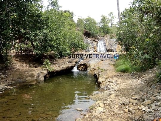 10 Day Palawan Itinerary bato falls review 2 - from afar - survive travel