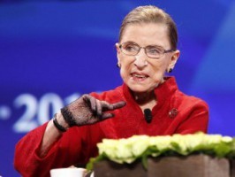 RBG in gloves by Reuters Mario Anzuon