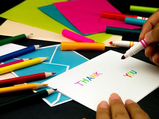 51200446 - message card for your family and friends; thank you