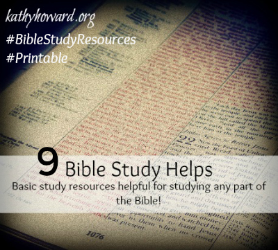 Bible Study Resources