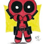 Deadpool (or is that Deadpuff?) Powerpuff Mashup