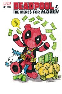 Deadpool Ted - Sketchcover