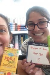 Tavia and Megan at HarperCollins