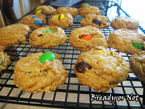 Bready or Not: Double Peanut Butter Oatmeal Cookies 