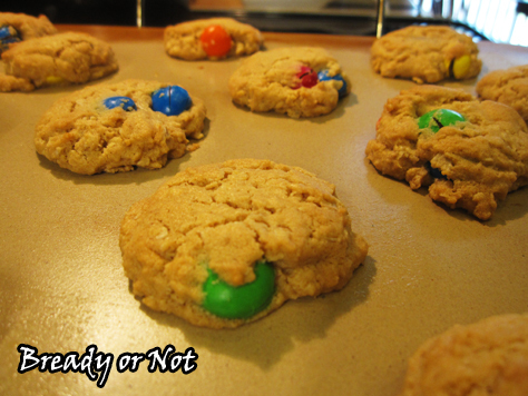 Bready or Not: Double Peanut Butter Oatmeal Cookies 