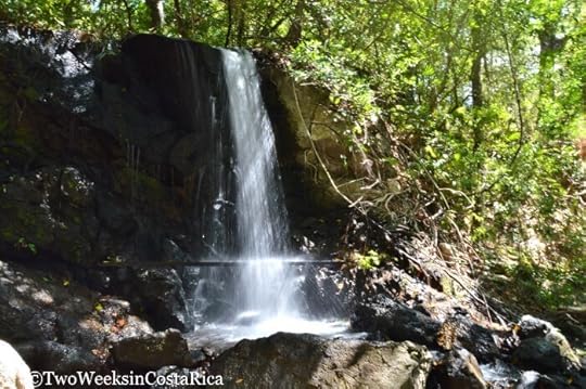 Waterfall in Lomas Barbudal Reserve in Guanacaste