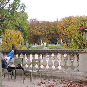 For a snooze with a view, nowhere beats Jardin du Luxembourg, especially when the season is just starting to turn.