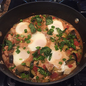 Raratouille Skillet Eggs