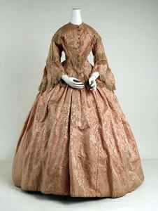 Dress, ca. 1856, British, from the Metropolitian Museum of Art