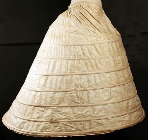 Cage crinoline, ca. 1862, British, from the Metropolitan Museum of Art