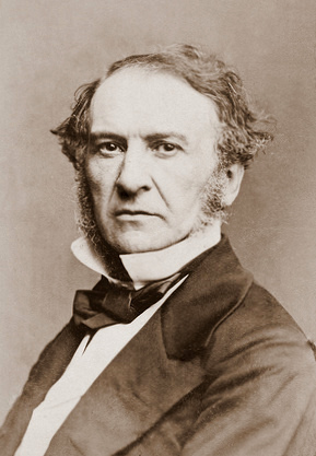 William Gladstone, 1861. Photo by John Jabez Edwin Mayall. Public domain via Wikimedia Commons
