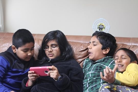 Kids with Arhant and Tavish