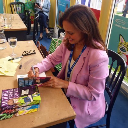 Meeting readers is the best perk of my job!