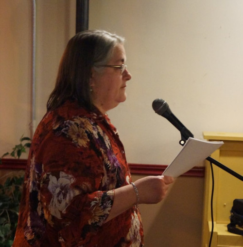 jane reading at Attic Owl