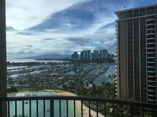 View from the balcony