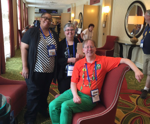 Bloogers Dru Ann Love, Lesa Holstine, and Kristopher Zgorski