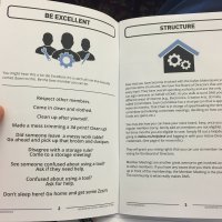 Dallas Makerspace member handbook opening page. Photo by Will Holman; content by Dallas Makerspace [www.dallasmakerspace.org]