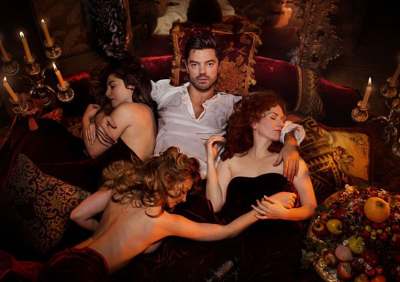 Dominic Cooper in the 2016 theatre production of The Libertine