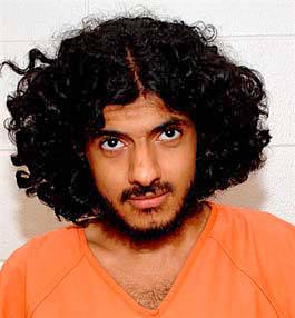 Yemeni prisoner Hassan bin Attash, in a photo taken at Guantanamo and included in the classified military files released by WikiLeaks in 2011.