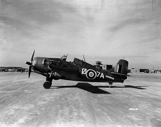 Royal Navy Grumman Marlet Mk. II fighter from the aircraft carrier HMS Formidable at Oran, Algeria, December 1942 (US Navy photo)