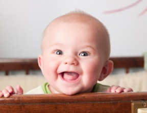 Laughter anglo baby