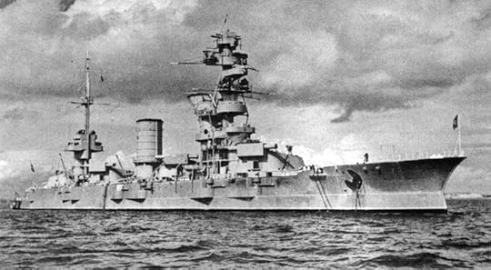 Soviet battleship Marat, 1939 (Soviet photo, public domain)