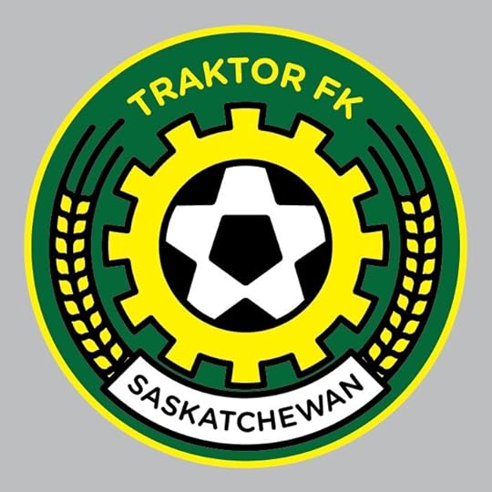 Tobias Oliva, of FieldTurf of Dreams, created several logos in honour of the #MakeCanPLSoviet discussion on Twitter. Here is TRAKTOR SASKATCHEWAN